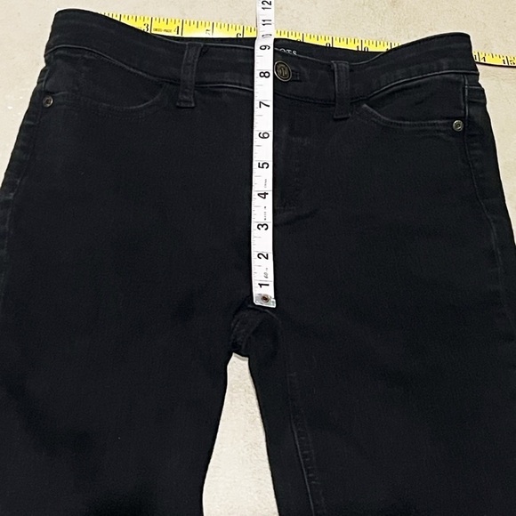 Talbots Flawless 5 Pocket Skinny Jeans Jeggings Black Charcoal Wash Sz 4 Petite - Picture 4 of 8